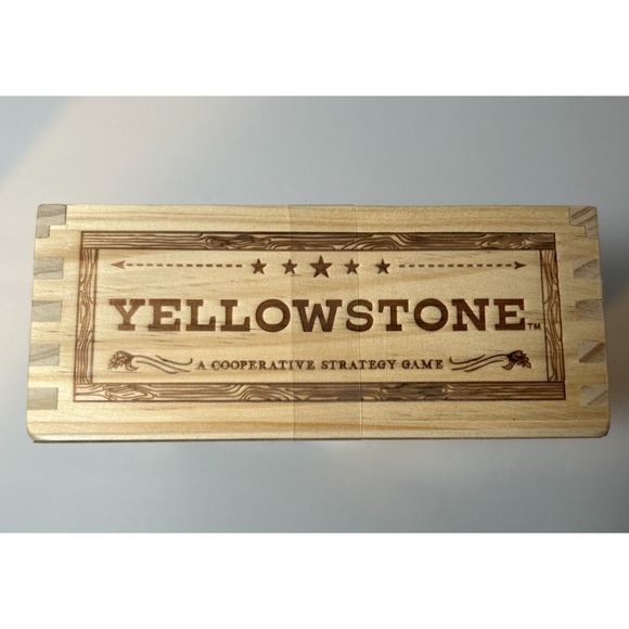 Yellowstone Cooperative Strategy Board Game Wooden Box Collector Edition NEW - Picture 4 of 4